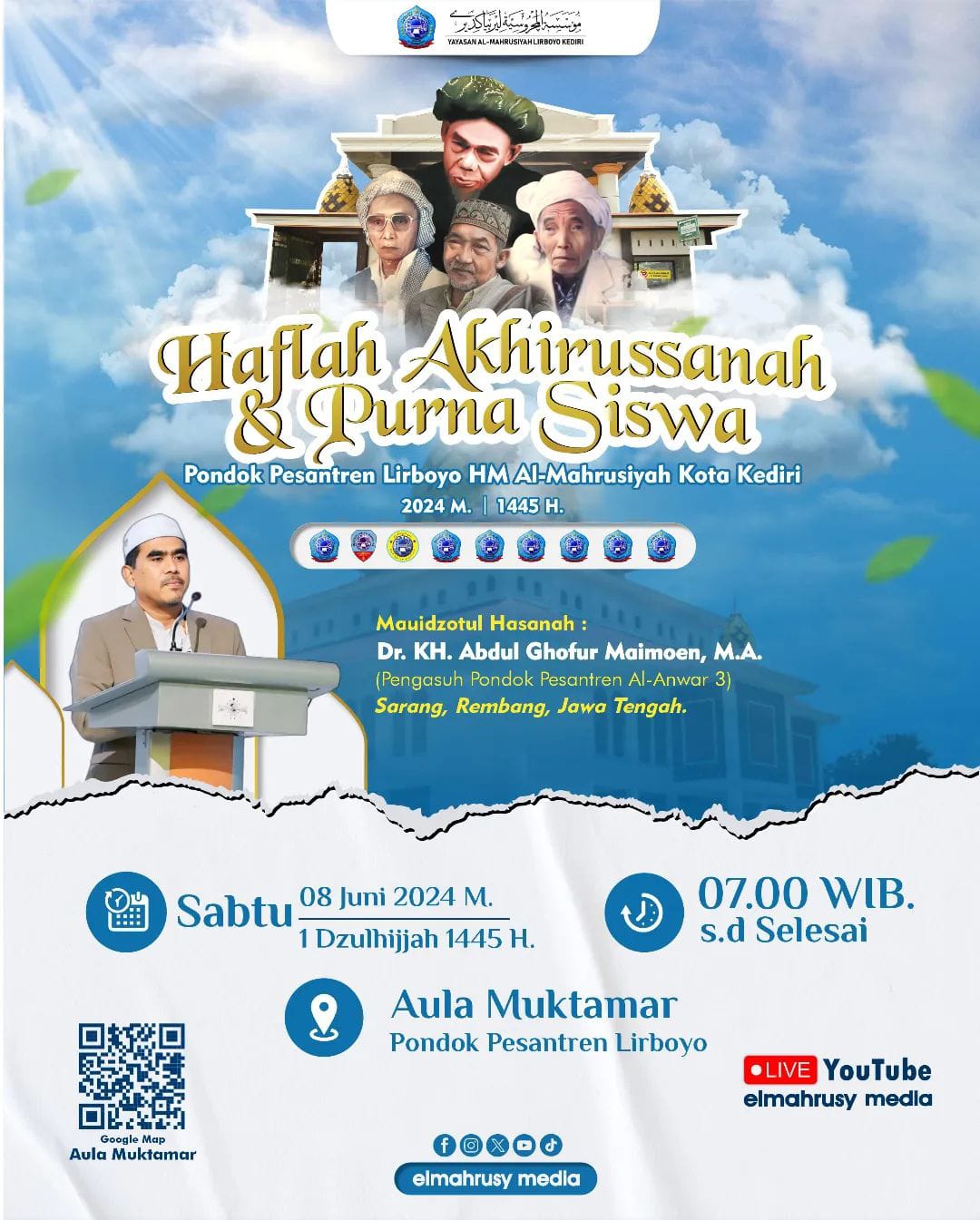 HHAFLAH AKHIRUSSANAH & PURNA SISWA PONPES LIRBOYO HM AL-MAHRUSIYAH KEDIRI